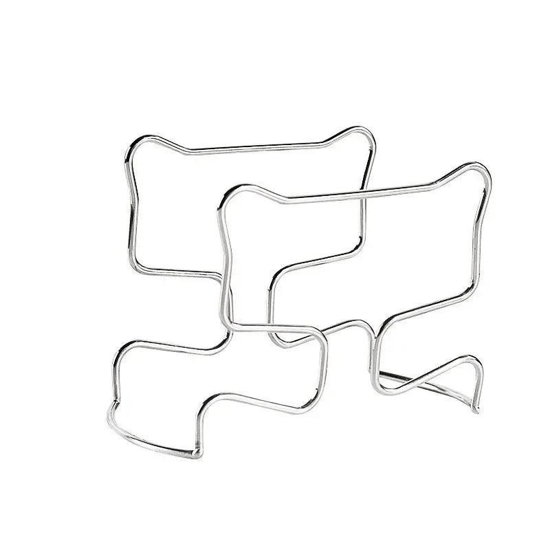 

Coffee Filter Paper Bag Holder, Easy To Clean and Reusable Coffee Cup Filter Paper Holder, 304 Stainless Steel Coffee Bag Holder серебряный