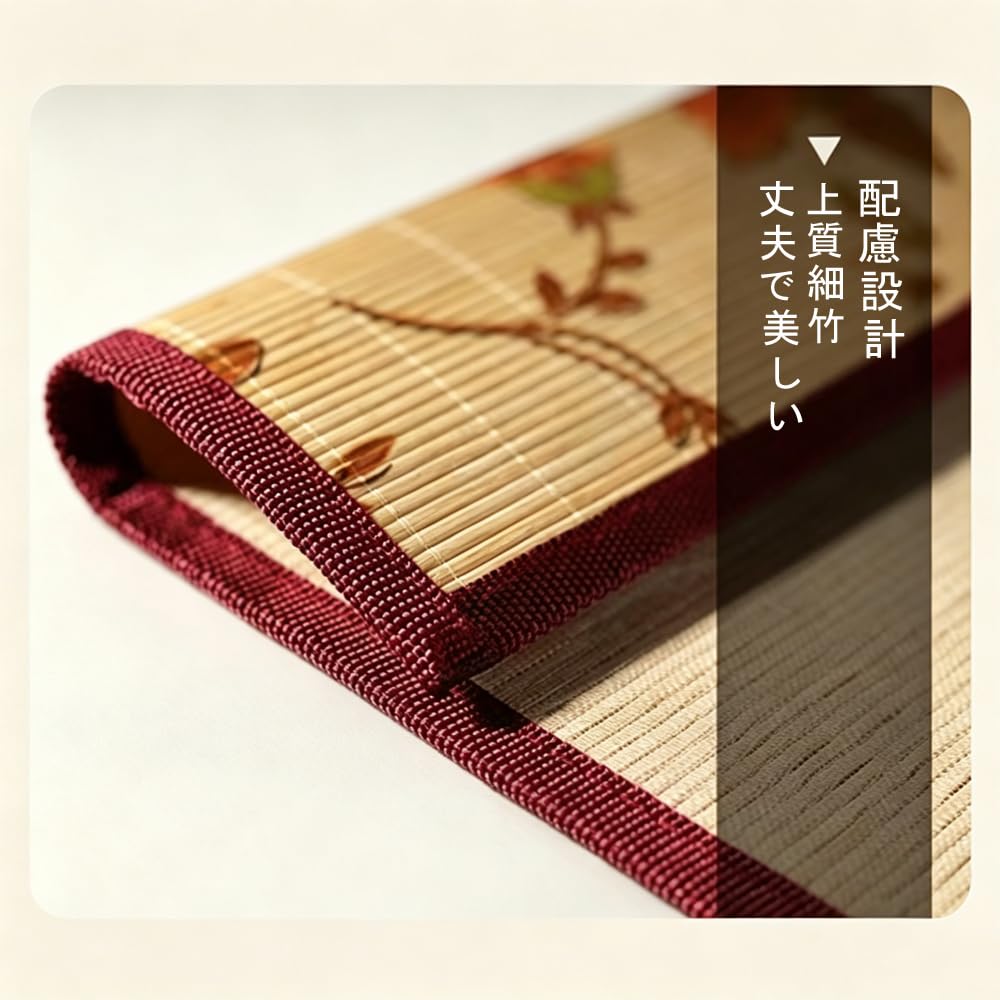 QHBFMTCY Bamboo Brush Calligraphy Brush Storage Suitable for Elementary School Students Learning Calligraphy Roll, Case,