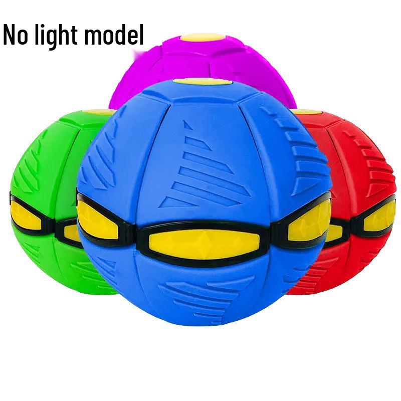 

Luminous Transforming Bouncy Ball - Educational Outdoor Toy for Kids No Lights (Unpackaged)