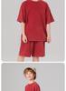 Pure Cotton Retro Short Sleeve Round Neck Loose T-Shirt for Children & Toddlers - Trendy Spring/Summer Kids' Clothing