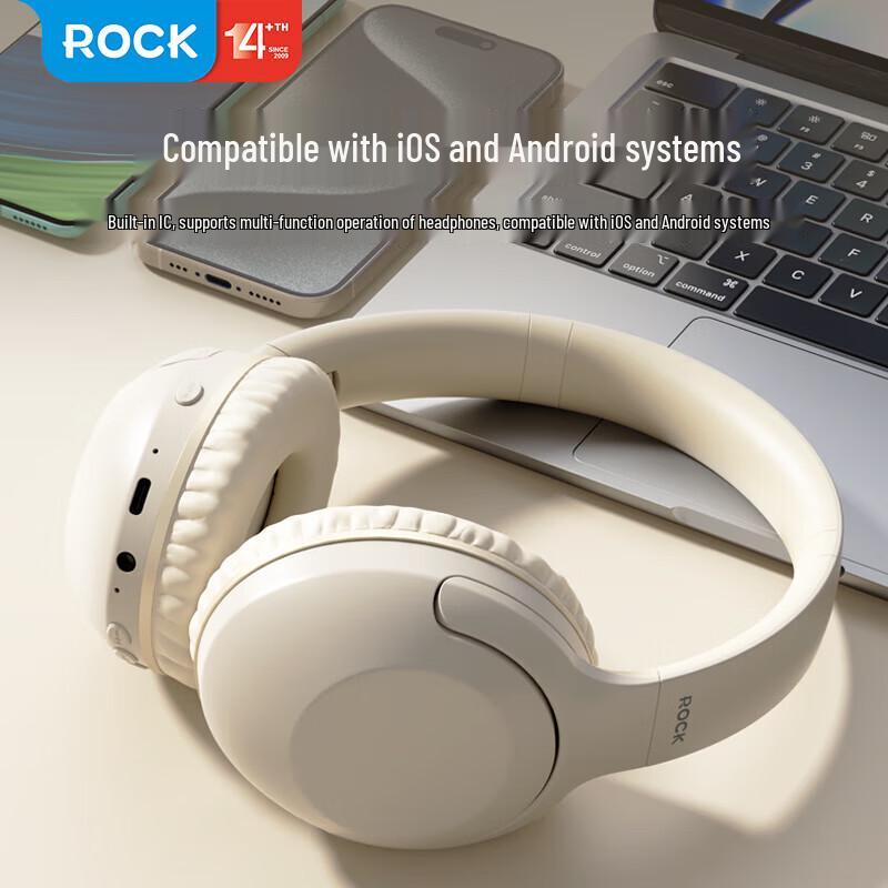 ROCK Gold Label Active Noise Cancelling Bluetooth Headphones