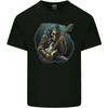 Heavy Metal Rock Skull Guitar Music Mens Light Cotton T-Shirt