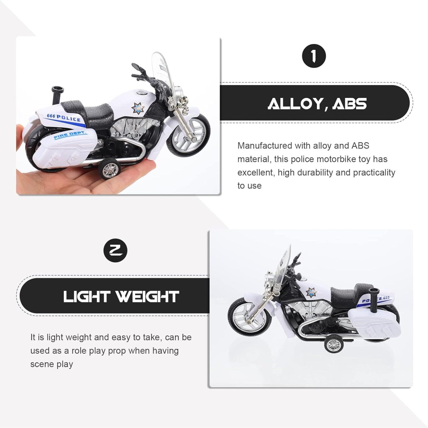 1/12 полицейский мотоцикл — фото 5