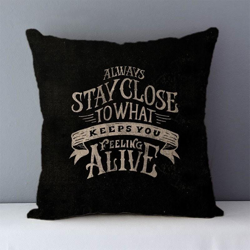 Short Plush Material Pillowcasedream Believe Achieve Letters Printed Quality Cozy Cushion Cover Home Decorative Pillows Square