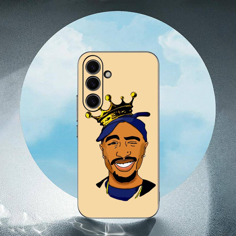 

2Pac T-Tupac A-Amaru Shakur For Samsung Galaxy S25 S24 S23 Ultra S22 S21 Plus S20 Black Soft Silicone Protective Case SamsungS20 ULTRA 5G