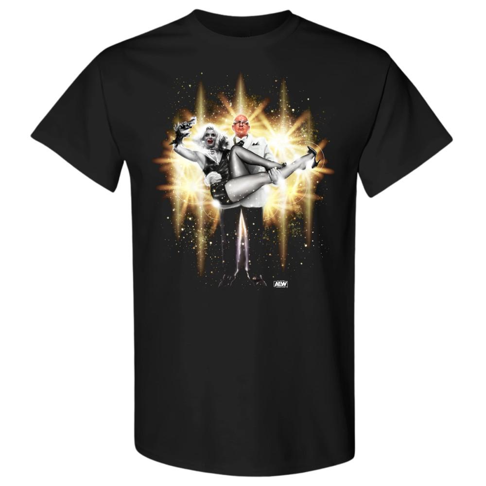 

TONI STORM amp; LUTHER LIGHTS CAMERA ACTION AEW Official TShirt Unisex T-Shirt XXXL
