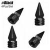 4PCS Tire Valve Stem Caps, Universal Dustproof Tire Valve Stem Covers for Cars, SUV, Trucks, Bikes, Motorcycles, Bicycles