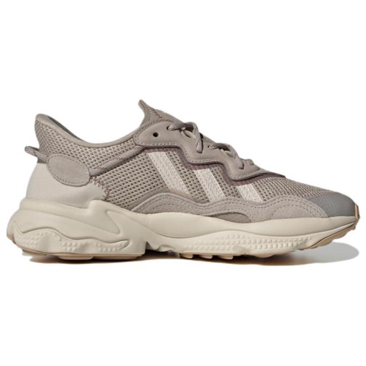 Adidas Originals Ozweego Ткань Кожа Повседневные Нескользящие Прочные Низкие Кроссовки для образа жизни Женские кроссовки Коричневый HP7734