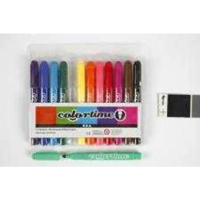 Vattenbaserade pennor i fina, mycket täckande färger. Torkar snabbt. Ventilerade huvar. Ref 37330