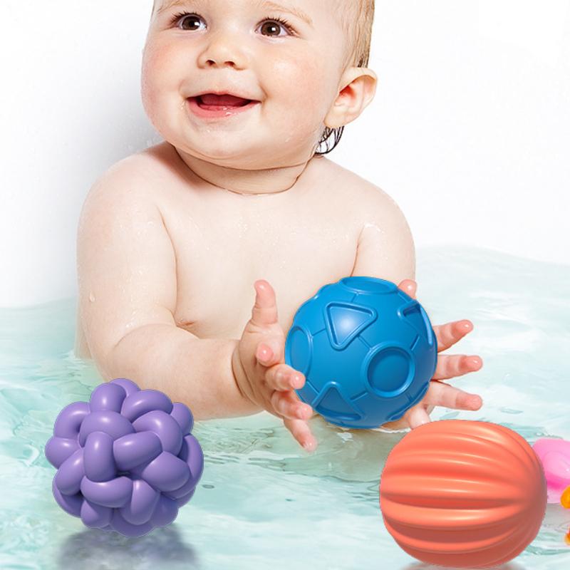 Soft Tactil Cubes ABS Feeling Stimulation Toy for in Bed Educational Senzory Goods Babies 0 1 One Year Old Children Baby Tactile