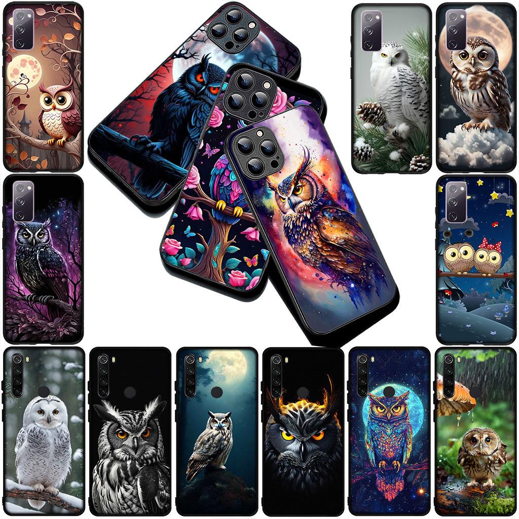 Cover Cartoon Eule Anime Handyhülle für Xiaomi Redmi 15 15C A4 A5 9A 9C NFC Note 9 8 9T 8T Hülle
