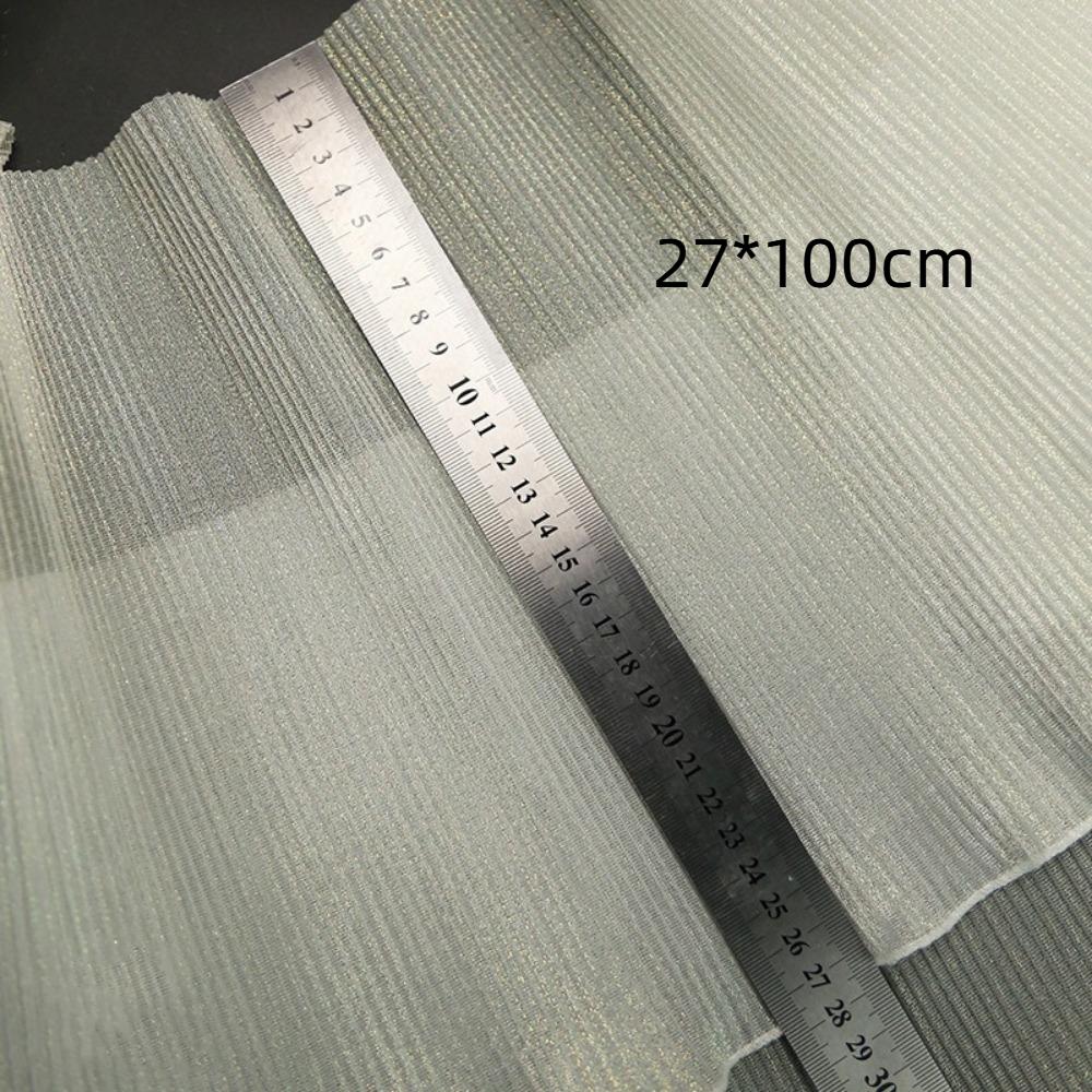 2025 Metallic Beaded Lace Ruffles DIY Wave Edge Stiff Wave Fabric Design Fabric For Stage Dress Performance Clothing