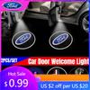 Car Sticker 2025 Hot New 2025 Hot Led Car Door Welcome Light Projector Lamp for Ford Mustang Shelby Focus Fusion Transit Fiesta