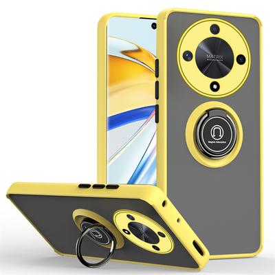 Nárazuvzdorný Matný Magnetický Kryt Pro Honor X5 X6 X7B X8B X9B Play30 plus X30 Magic 4 50 6 Lite Pevné Kryty s Držákem Prstenu
