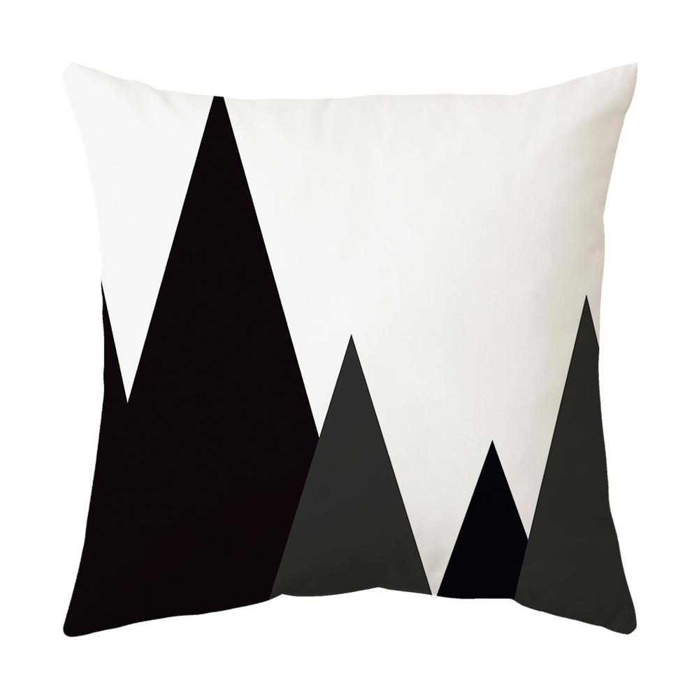 

New Geometric Plush Pillow Pillow Cover Digital Printed Cushion Square Sofa Cushion 45 * 45cm (collection priority delivery)