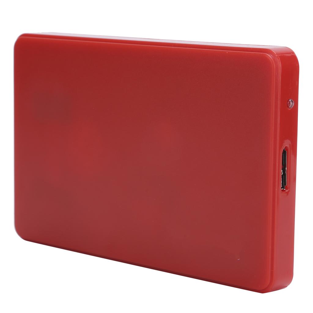 External Hard Drive USB3.0 HDD 2.5in Disk for Desktop Laptop Computer Supplies Red500GB