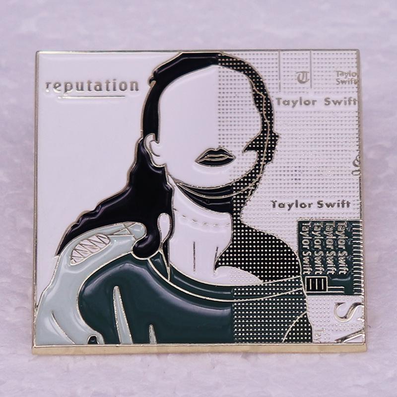 Taylor Swift Album Cover Brooch Fan Gift