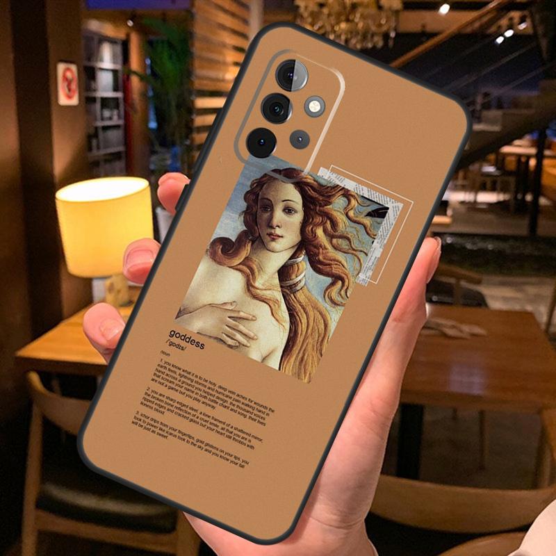 Art Paintings The Birth Of Venus Case For Samsung Galaxy A54 A34 A14 A52 A32 A12 A13 A33 A53 A15 A16 A36 A56 A26 A06 A35 A55