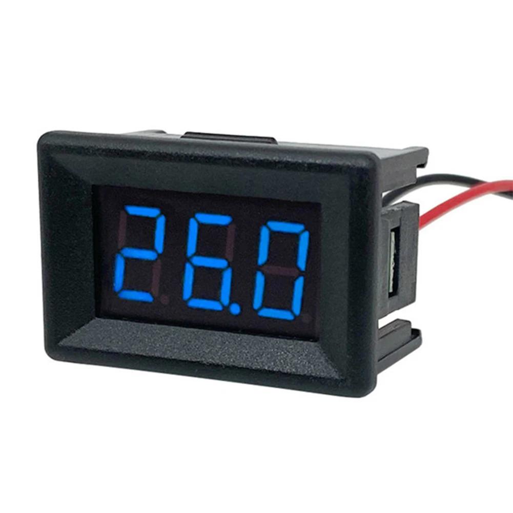 0 To 30 Volt Digital LED Display Voltmeter Tester Mini Module for Automotive Motorcycle and Electrical Applications