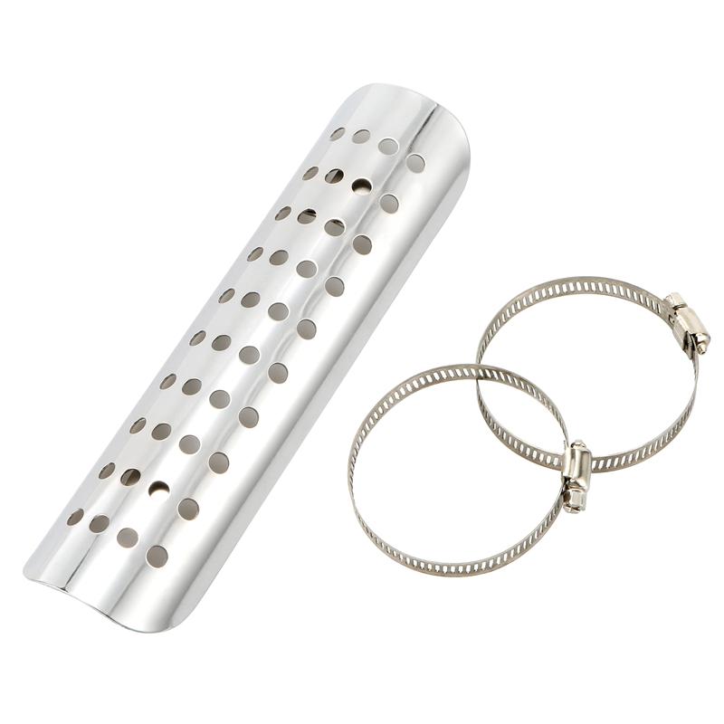 Universal for Harley Custom Chopper Cruiser Road King Softail Motorsykkel Eksosrør Modifikasjon Varmeskjold Anti-skallingsdeksel