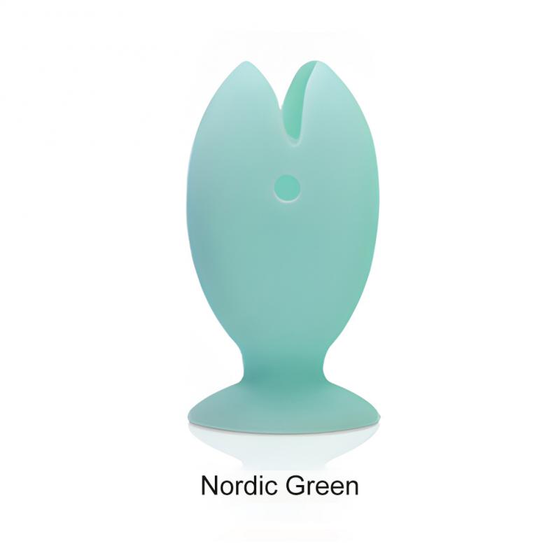 Suction Toothbrush Holder Portable Travel Cute Standing Traceless Tooth Brush Cover Fish Shape Silicone Suction Cup Bathroom Too