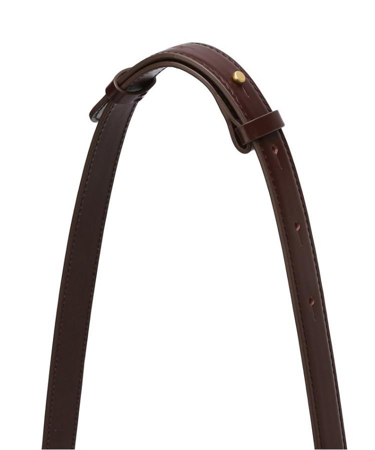 Athe Vanessabruno [Meringue] Burgundy Botalato Leather Plain Shoulder Bag M Aaba5F369D3