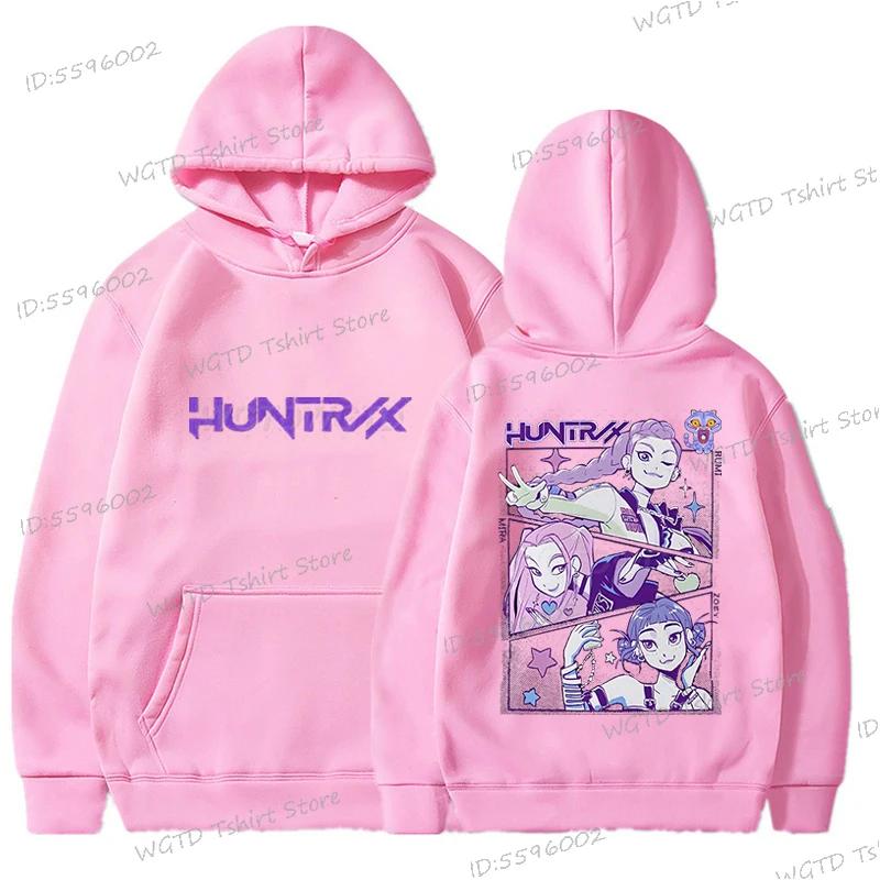 KPop Demon Hunters Hoodie Printing Sweatshirt Hooded Men Women Casual Pullovers Streetwear Fashion Casual HipHop Hooded Unisex