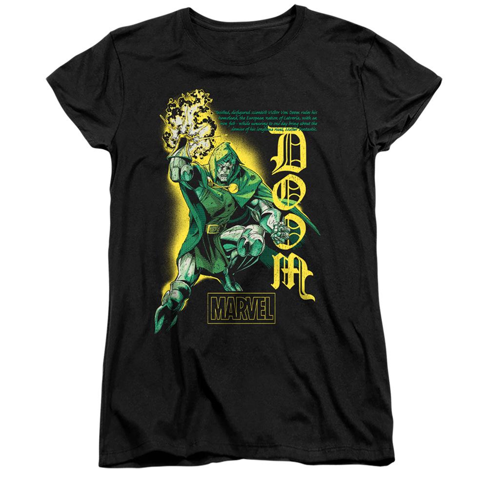 Doctor Doom Womens/Ladies Ringspun Cotton Fitted T-Shirt