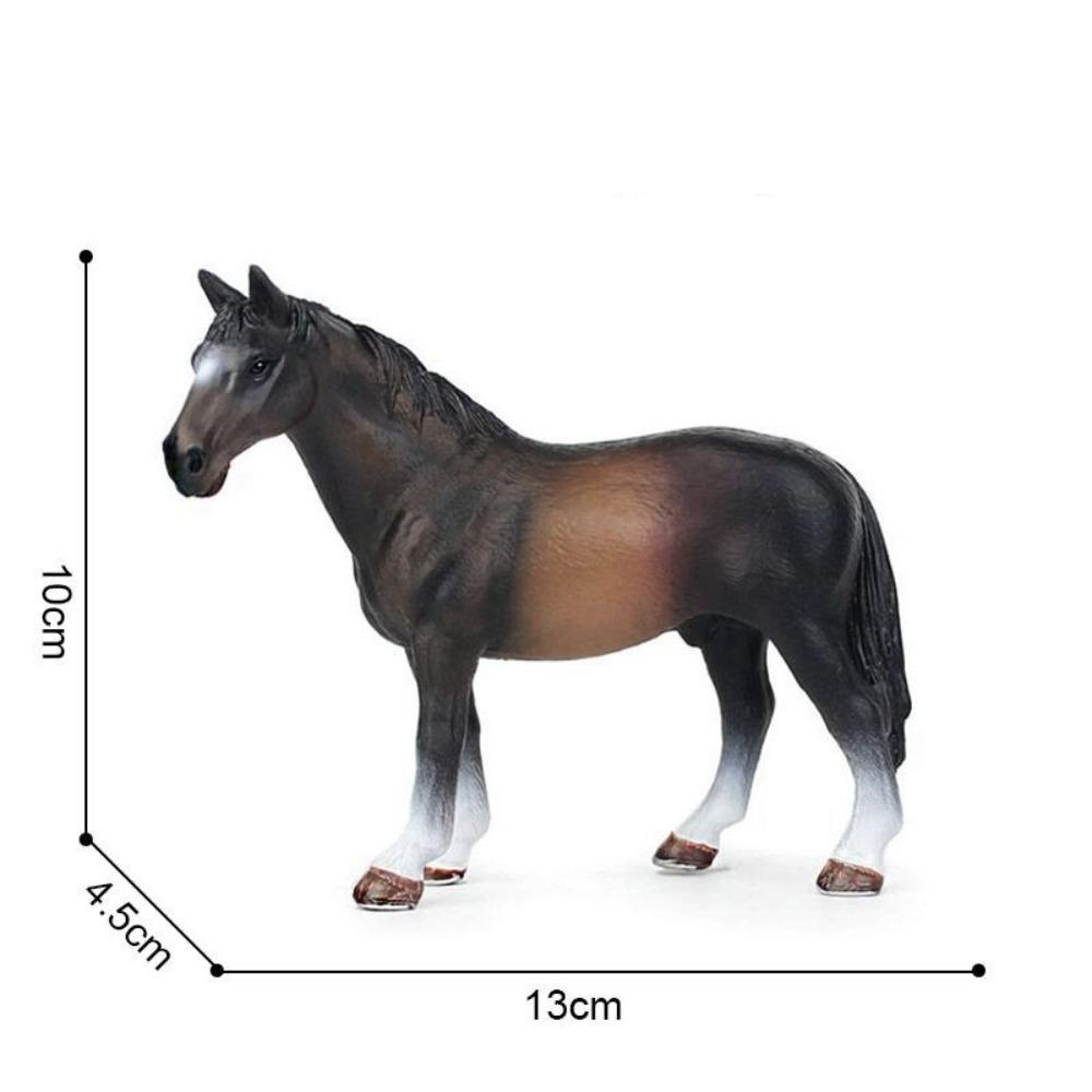 PVC Figurines Horse Animal Model Simulation Wild Life Horse Model  Early Educational