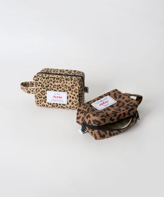 AEYIOSTUDIO Leopard Square Handle Pouch Small (2 Colors)_Apo5002