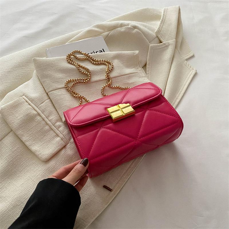 Retro Small Bag Women's 2024 New Foreign Casual Small Square Bag Temperament Fashionable and Beautiful Trend Shoulder Messenger Bag