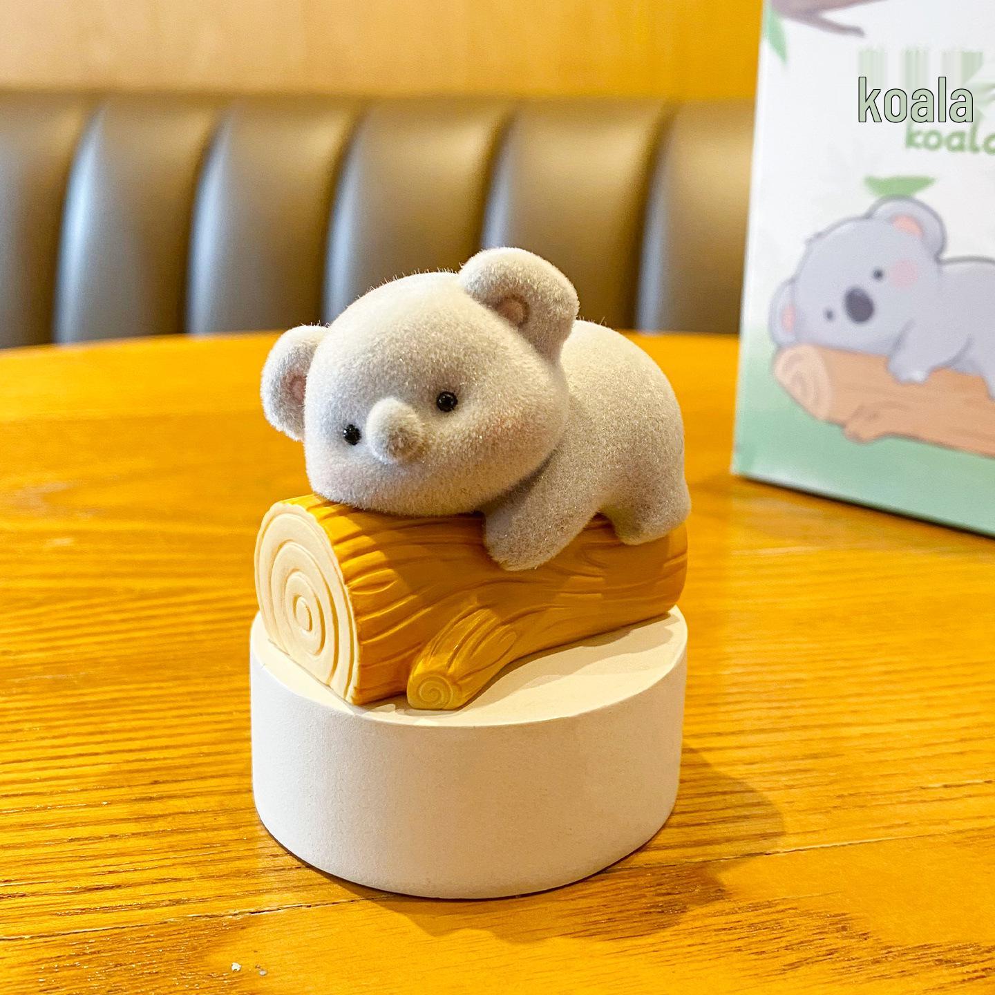 Adorable Koala Car Ornaments - Cute Pet-Themed Decorations for Desk or Home