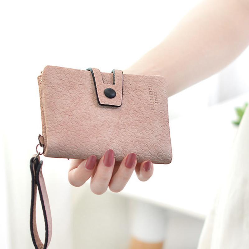 Buy Women Short Wallet Fashionable Money Clip Mini Clutch Purse For