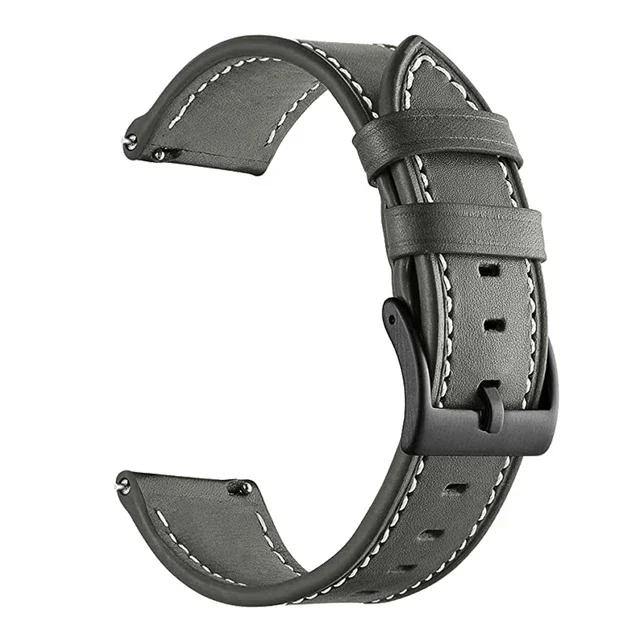 20 22mm PU Leather Strap For Amazift Bip 3 /S/U Pro/S Smart Wristband Bracelet Huami Amazift GTS 4 Mini 3 2e 2/GTR 4/3 pro 42 47