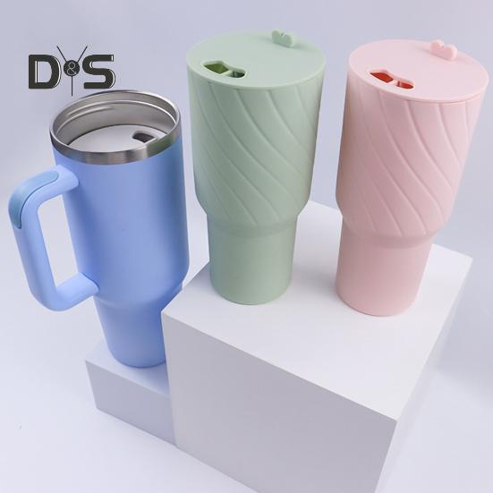 Silikonová vložka na šálky Separátor 2 v 1 pro 2 nápoje v 1 šálku Silikonový oddělovač potravinářské kvality Kompatibilní s 40 oz šálky Opakovaně použitelný oddělovač nápojů