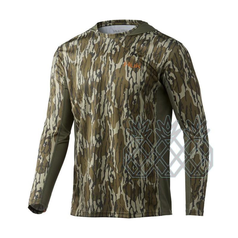 Mens Quick-Dry Fishing Shirt Long Sleeve UV Protection Outdoor Angling Top Breathable Milk Silk