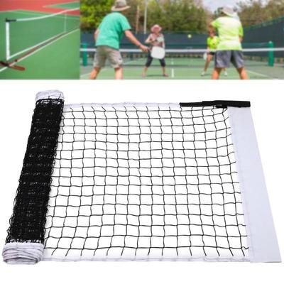 22ft Matériel d'entraînement pour activités de jeux d'extérieur professionnel Filet de remplacement pour Pickleball Filet d'entraînement multifonction portable