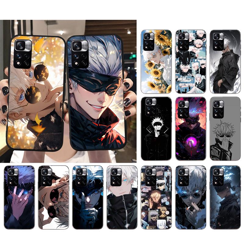Jujutsu Kaisen Satoru Gojo Phone Case For Xiaomi Redmi note 13 12 Pro 11S 11 10 Pro 10S 12S Redmi 10 9C 13C