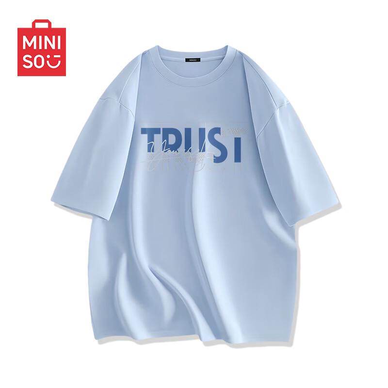 

MINISO Men s Relaxed Fit Cotton T-shirt