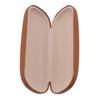High Quality Wood Grain Hard Kit Holder Metal Reading Glasses Case For Men And Women Elegant PU Leather Eyeglass Box