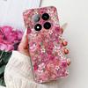 Soft Liquid Silicone Back Cover For Xiaomi Redmi Note 14 Pro Plus Phone Case Marble Gothic Style Bumper For Redmi Note 14 4G 5G
