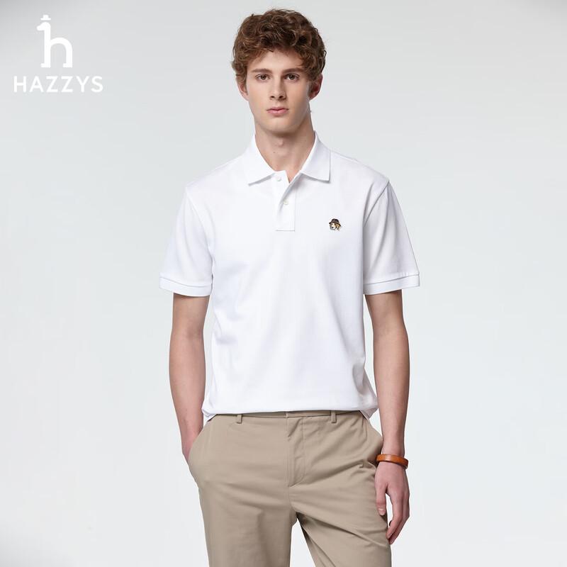 HAZZYS Men's PHIZ Series Loose Fit Short Sleeve Polo Shirt
