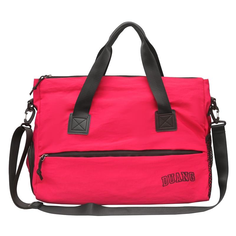 Herren-Kurzstreckenreisetasche mit Trocken-/Nasstrennung, leichte Gepäcktasche, tragbare Fitnesstasche mit großem Fassungsvermögen für Damen mit getrennten Schuhtaschen