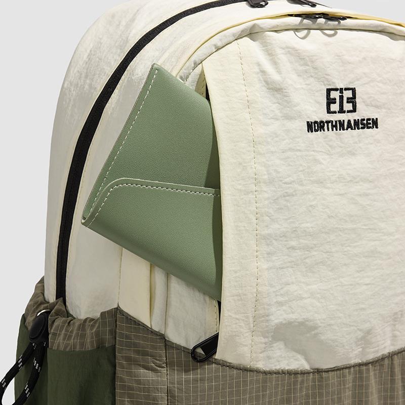 Lightweight Travel Contrast Backpack Student Schoolbag Women's Large Capacity Commuter Backpack