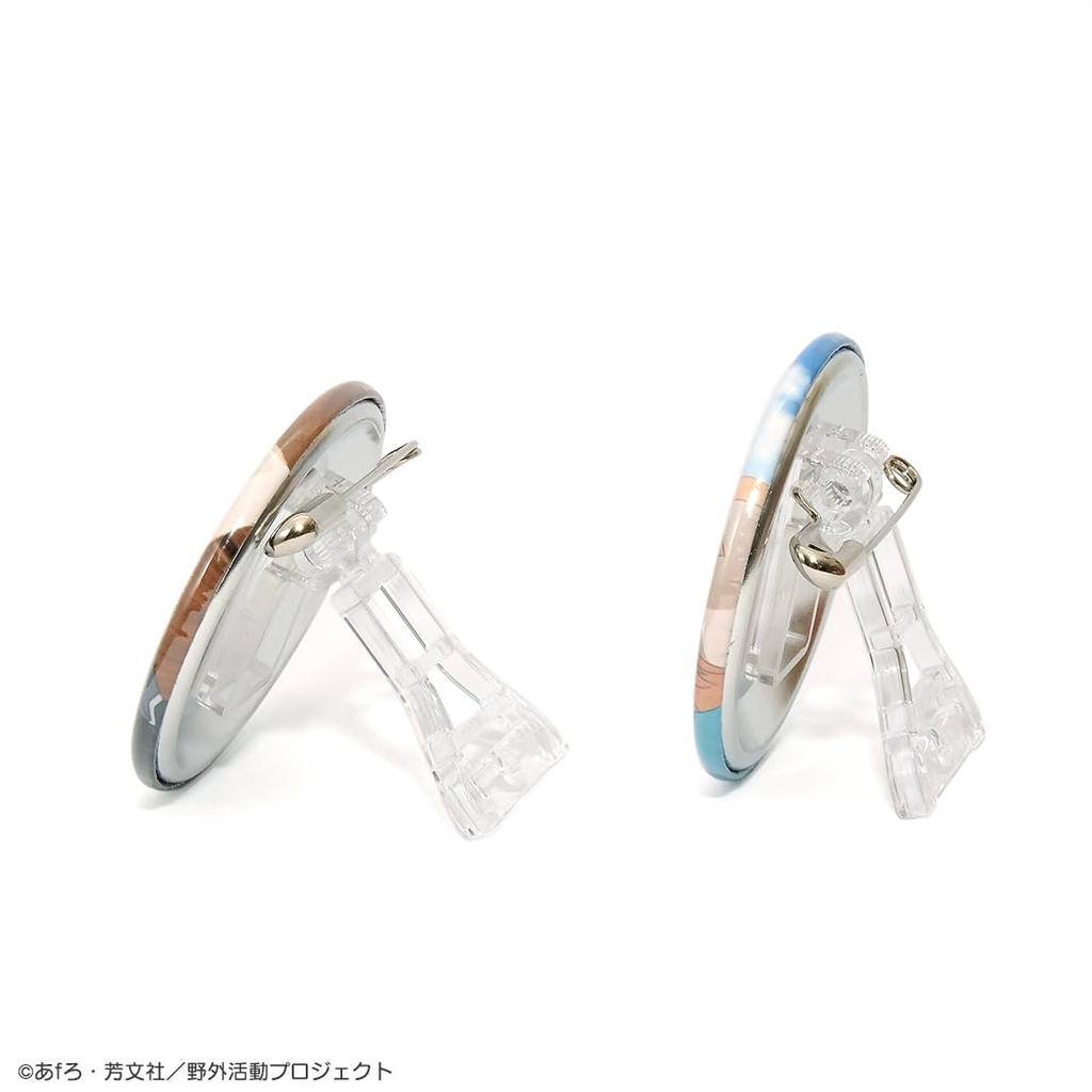 "Laid-Back Camp SEASON3" Chikuwa Famous Scene Trading Badge [Complete Set] 10-piece BOX