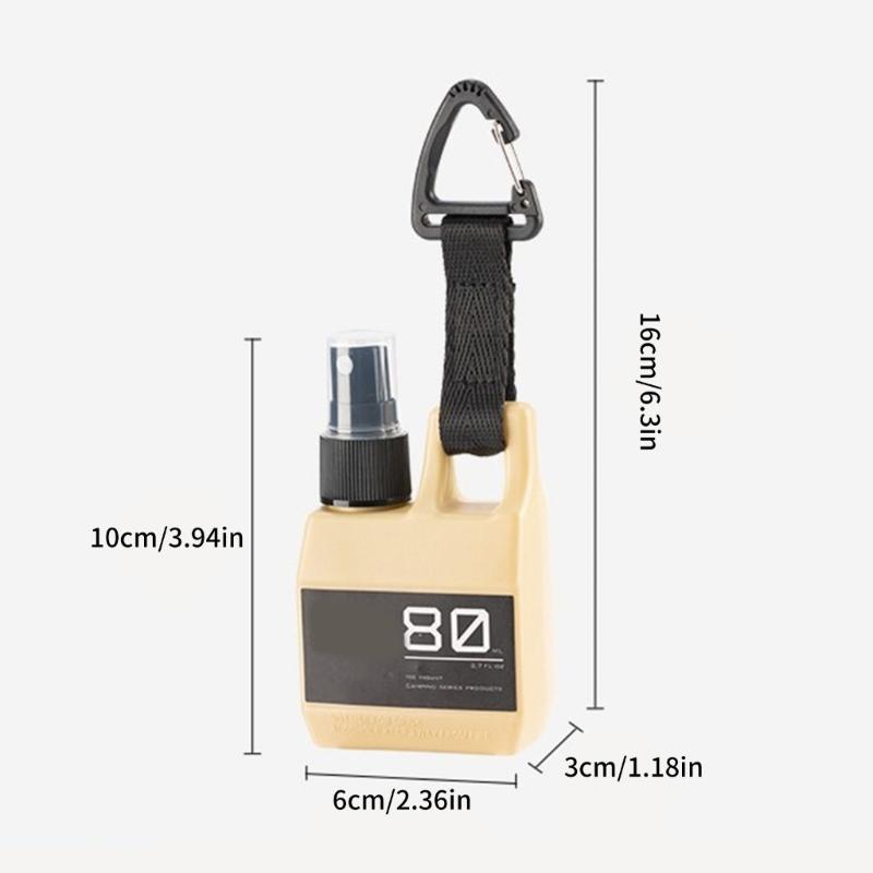 Leakproof Refillable Sprayers Secure Clip Attachments Plastomer Sprays Bottles for Travel Essential