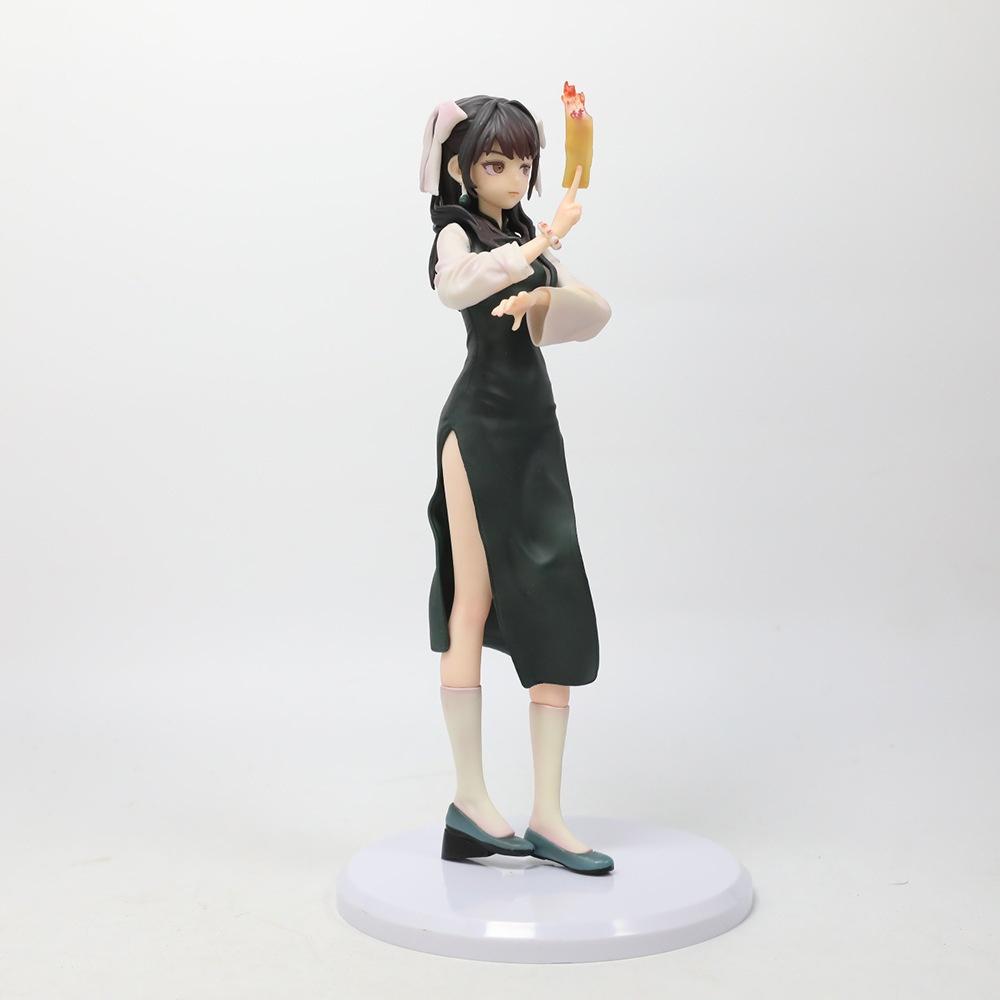 Girl Cheongsam Battle Lori Taoist Medicine Finger Xiangxi Junior Sister Handmade PVC Model Desktop Doll