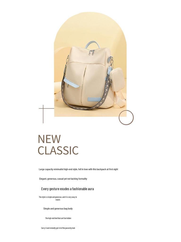 2025 Women's Fashion Lightweight Anti-theft Oxford Backpack