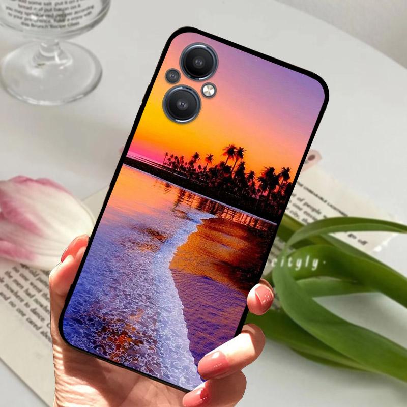 For Oppo Reno7 Z Lite 5G Case CPH2341 Shockproof Soft Silicone TPU Back Cover For Oppo F21 Pro F21Pro 5G Phone Case Shell Coque