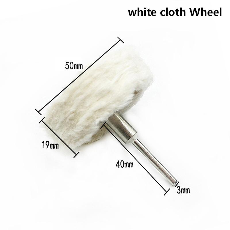 50Mm Polishing Wheel Cloth Buffing Wheel Gold Silver Jewelry Mirror Polish Pad For Grinder Power Tool Accessories